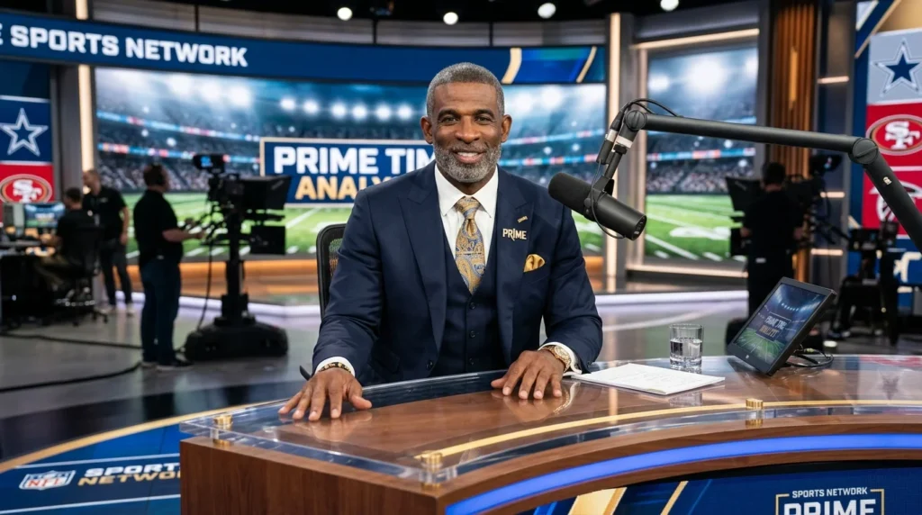 Deion Sanders net worth media and broadcasting career